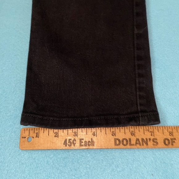 GLORIA VANDERBILT Amanda denim 5 pocket stretchy jeans black size 10 short - Picture 9 of 11
